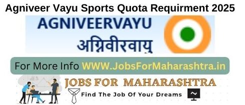 Agniveer Vayu Sports Quota Requirment 2025