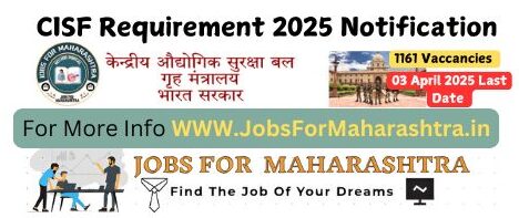 CISF Requirement 2025
